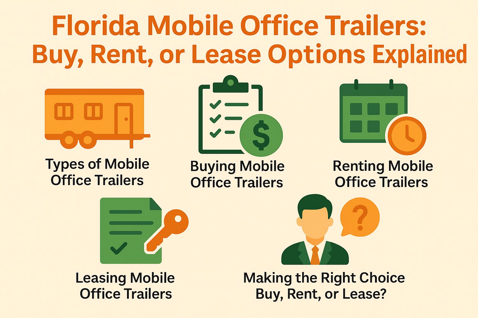 Florida Mobile Office Trailers
