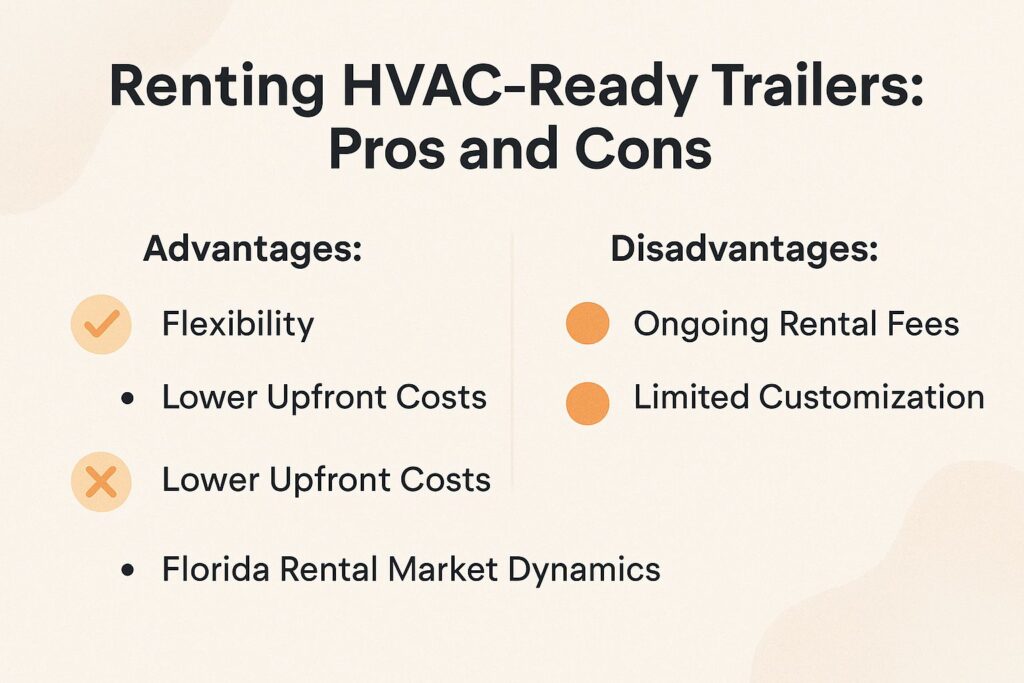 Renting HVAC-Ready Trailers: Pros and Cons